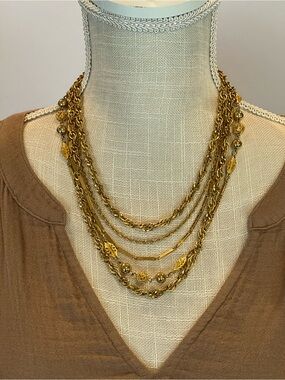Vintage TAN Necklace